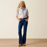 Ariat Women's Grace White Blossom Stripe Snap Shirt