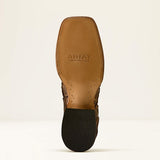 Riverside Wide Square Toe Cowboy Boot and in TAN BASS PRINT|LOCO BROWN