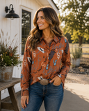 Western Howdy Print Shirt
