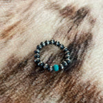 Navajo Pearl Ring Turquoise