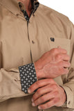 Cinch Men’s Solid Khaki  Shirt