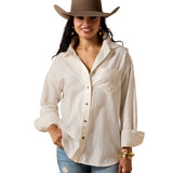 Ariat Womens Dazzle Cloud Dancer Shirt