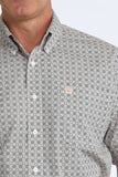 Cinch Men's Light Aztec Geo Print Shirt