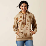 Ariat Women's Savannah Tan Heather Hoodie