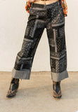 Women’s Paisley Cuff Jean