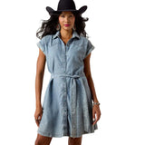 Women's Ariat Medium Blue Hampton Dress