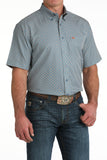 Cinch Men's Blue Geo Print Arneaflex Shirt
