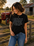 On the 9th Day God Made A Farmers Wife Tee