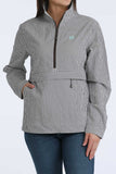 Cinch Women's 1/2 Zip Striped Pullover