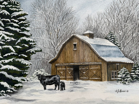 CJ Brown “Winter Refuge” Print