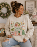 Vintage Easter Collage Cream Sweatshirt