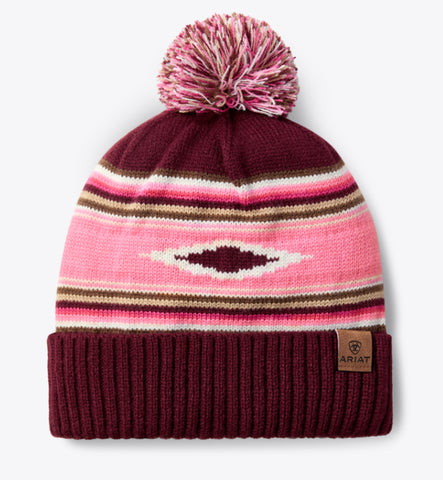 Pink Serape Beenie