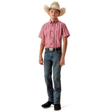 Ariat Boy's Pro Bobby Hibiscus Striped Shirt