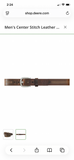 John Deere Men's Center Stitch Leather Belt
The