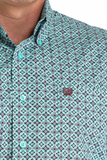 Cinch Men's Turquoise Print Shirt