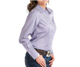 Cinch Women’s Tencle Purple Stripe Shirt