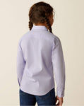Ariat Girls Kirby Lavendar Shirt