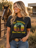 My Therapist Has Four Legs Tee