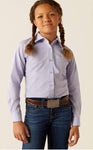 Ariat Girls Kirby Lavendar Shirt