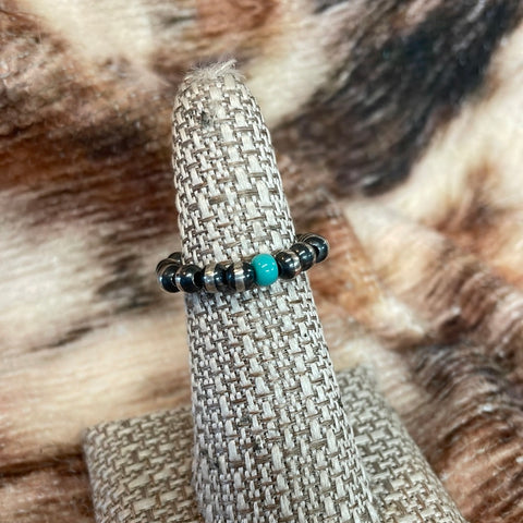 Navajo Pearl Ring Turquoise