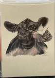CJ Brown “Halter Power” Notecard