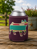 Pig Appliqué Koozie
