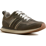 Ariat Mens Ranch Runner Shoe Charcoal Grey Hippo Print / Charcoal Canvas