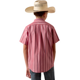 Ariat Boy's Pro Bobby Hibiscus Striped Shirt