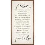 On the Farm We Are Family White