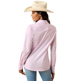 Ariat Women's Kirby Pink Lavender Striped Shirt