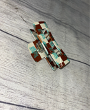 Checkered ThunderBird Hair Clip