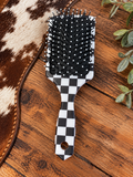Checkered Hairbrush