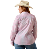 Ariat Women's Kirby Pink Lavender Striped Shirt