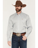 Cinch Men's Light Blue Striped Shirt