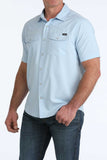 Cinch Men’s Light Blue Camp Shirt
