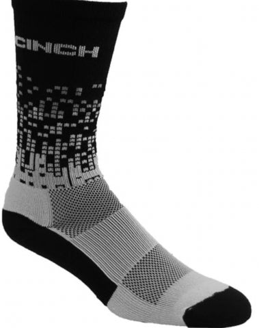 Cinch Men's Black Digi Crew Sock