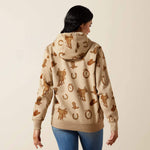 Ariat Women's Savannah Tan Heather Hoodie