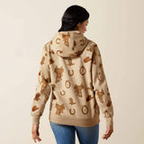 Ariat Women's Savannah Tan Heather Hoodie