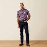 Ariat Men's Bennie Blue Paisley Shirt