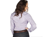 Cinch Women’s Tencle Purple Stripe Shirt