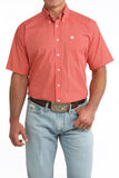 Cinch Men’s Red & White Striped Shirt