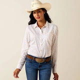 Ariat Women's Kirby Pro Cornhusk Floral Print Shirt