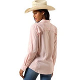 Ariat Women's Peach Striped VentTEK Shirt