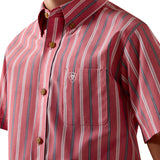 Ariat Boy's Pro Bobby Hibiscus Striped Shirt