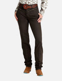 Cruel Women's Quinn High Rise Relaxed Straight Leg Jeans-Brown