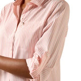 Ariat Women's Peach Striped VentTEK Shirt