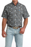 Cinch Men’s Grey & Blue Paisley
