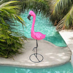 Metal Flamingo
