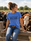 Support Your Local Cattlewoman Tee