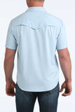 Cinch Men’s Light Blue Camp Shirt